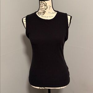 American Eagle Outfitters Black Sleeveless Top